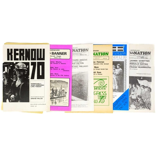 46 - Cornish independence. A run of numbers 6-11 of 'An Weryn. A Radical Magazine for Cornwall', 1979; 'C... 