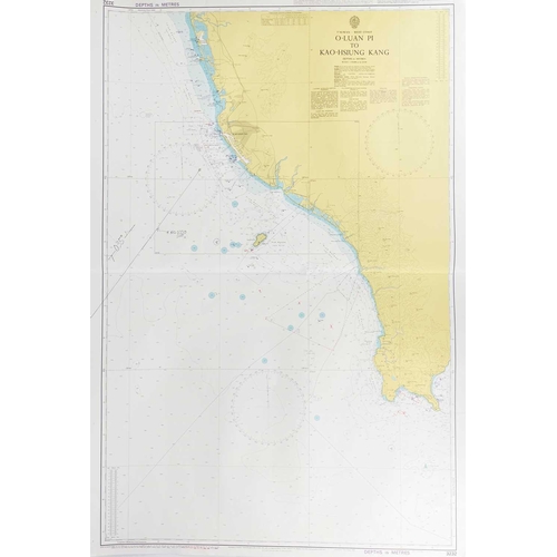 461 - A Selection of over One Hundred Sea Charts From Around the World Comprising Exotic Ports and Destina... 