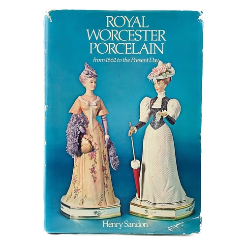 467 - SANDON, Henry Four signed books on Worcester Ceramics 'Grainger's Worcester Porcelain', signed to Ma... 