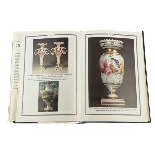 467 - SANDON, Henry Four signed books on Worcester Ceramics 'Grainger's Worcester Porcelain', signed to Ma... 