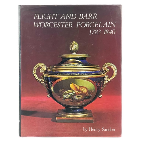 467 - SANDON, Henry Four signed books on Worcester Ceramics 'Grainger's Worcester Porcelain', signed to Ma... 