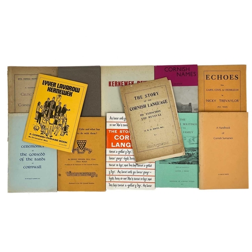 49 - Pamphlets, booklets and publications related to the Cornish Language Including R. Morton Nance, 'A G... 