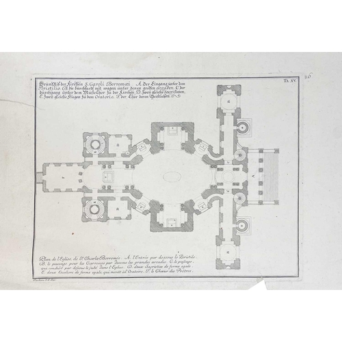 509 - Johann Bernhard Fischer von Erlach (1656–1723) Ground plan of the imperial hunting lodge at Schönbru... 