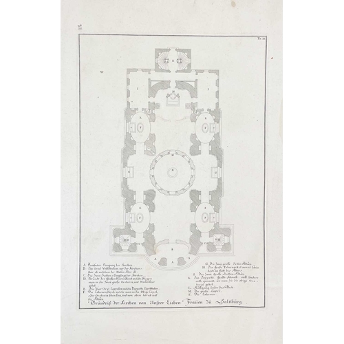 509 - Johann Bernhard Fischer von Erlach (1656–1723) Ground plan of the imperial hunting lodge at Schönbru... 