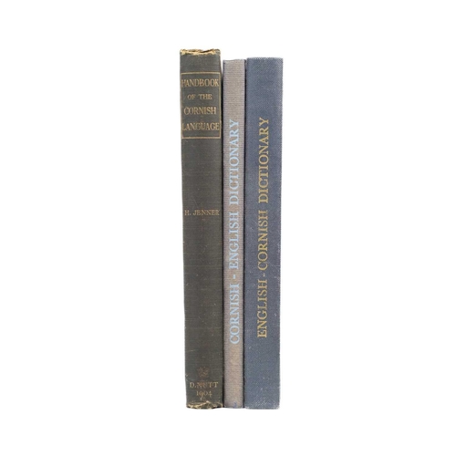 52 - Cornish Language Interest Three Publications Henry Jenner, 'A Handbook of the Cornish Language', fir... 