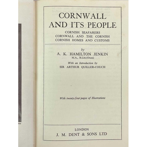 56 - Thirteen works on Cornwall. Thurstan C. Peter and J. J. Daniel. 'A Compendium of the History and Geo... 