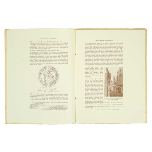 58 - Methodism in Cornwall Fourteen works. G. H. Doble. 'Saint Indract and Saint Dominic,' Cornish Saints... 