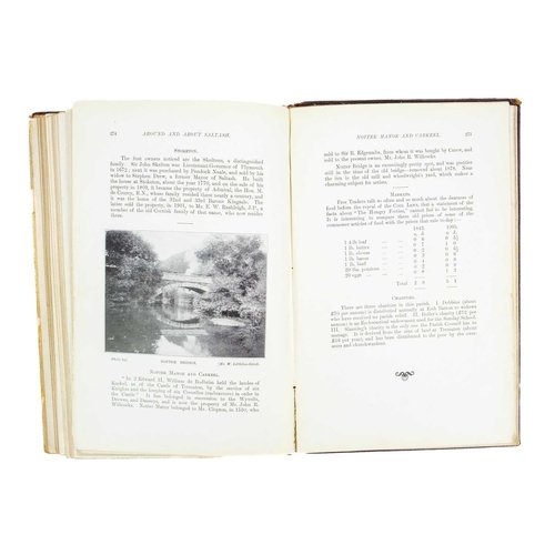 59 - PORTER, Philip E. B  'Around and About Saltash,' 1905. Ex-libris of John Stengelhofen, 305 pages, or... 