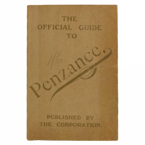 90 - MILLET, G. B (editor) 'Official Guide to Penzance,' Original embossed cloth, rubbed and bumped, late... 