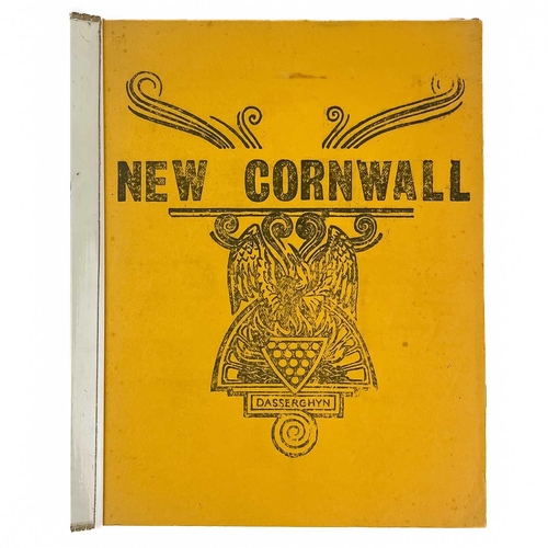 94 - 'Cornish Magazine Illustrated. For One and All,' Vol. 1 No. 1 Photographic printed wraps, coupon cut... 