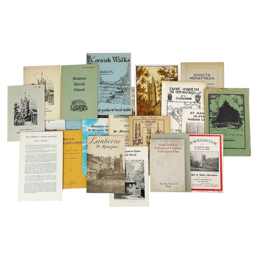 97 - (Morwenstowe, Mullion, Saint Mawes, Marazion &c. &c.) Booklets and ephemera The Rev H. Hugh Breton. ... 