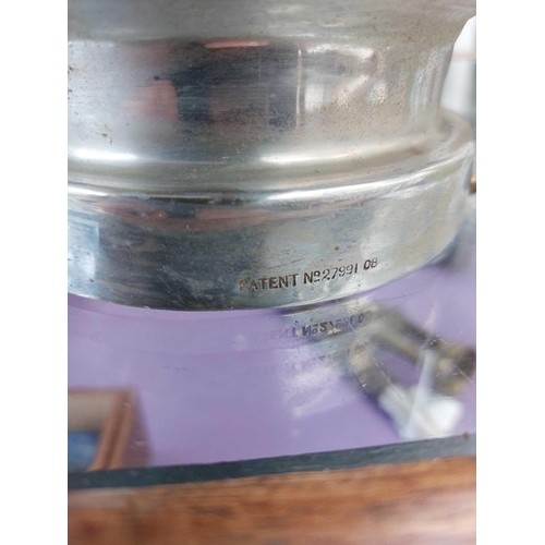 12 - A Muller Freres Luneville frosted glass globe. Moulded with flowerheads, stars and geometric motifs,... 