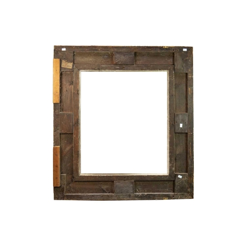 161 - A large 19th century gesso gilt frame. 100.5cm x 102.5cm, together with another large 19th century f... 