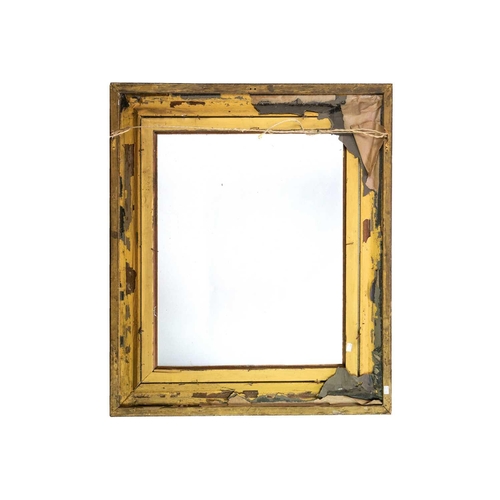 161 - A large 19th century gesso gilt frame. 100.5cm x 102.5cm, together with another large 19th century f... 