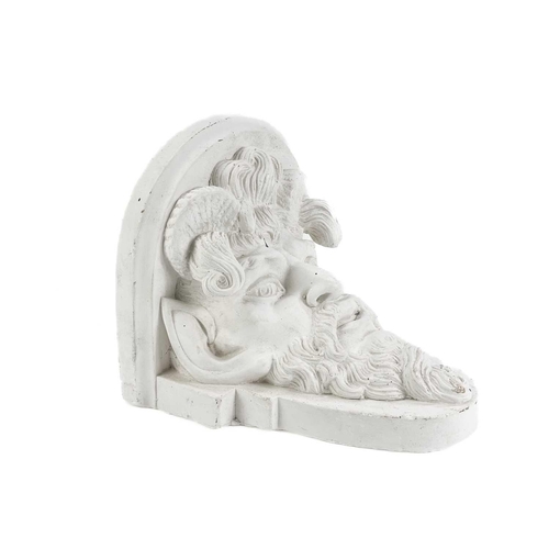 163 - Peter HONE (b.1941) The property of Peter Hone. A pair of plaster wall brackets, cast in relief with... 