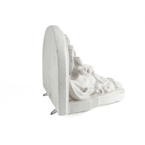 163 - Peter HONE (b.1941) The property of Peter Hone. A pair of plaster wall brackets, cast in relief with... 