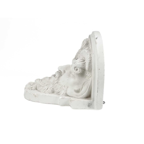 163 - Peter HONE (b.1941) The property of Peter Hone. A pair of plaster wall brackets, cast in relief with... 