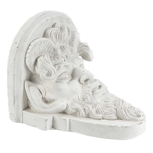 163 - Peter HONE (b.1941) The property of Peter Hone. A pair of plaster wall brackets, cast in relief with... 