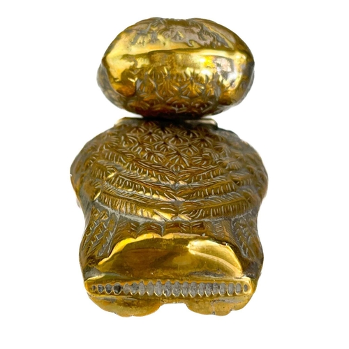 171 - Five Victorian nickel plated brass vesta cases. Comprising: an owl with green glass eyes, a fish wit... 