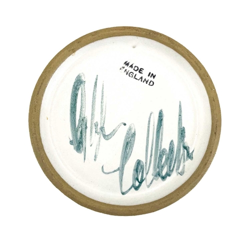 18 - A 1950s Glyn Colledge Cheviot Ware bowl of elliptical form. Painted signature and printed marks to b... 