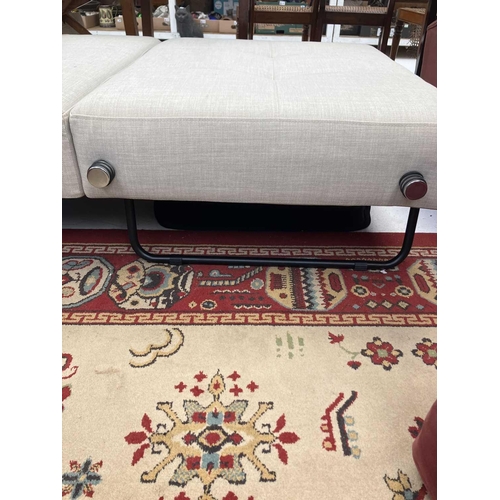 24 - An Innovation Living Cubed 90 folding chair. Chrome frame. This is in good condition with the fold o... 