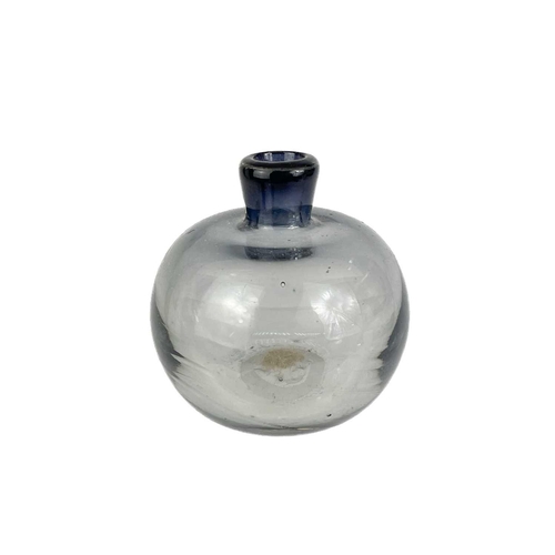 31 - A Norman Stewart Clarke art glass vase. Dated 1989, together with a T S Ackroyd art glass vase and o... 