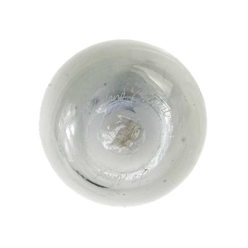 31 - A Norman Stewart Clarke art glass vase. Dated 1989, together with a T S Ackroyd art glass vase and o... 