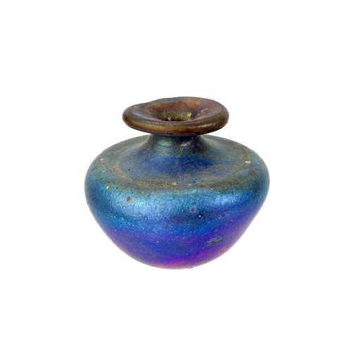 31 - A Norman Stewart Clarke art glass vase. Dated 1989, together with a T S Ackroyd art glass vase and o... 