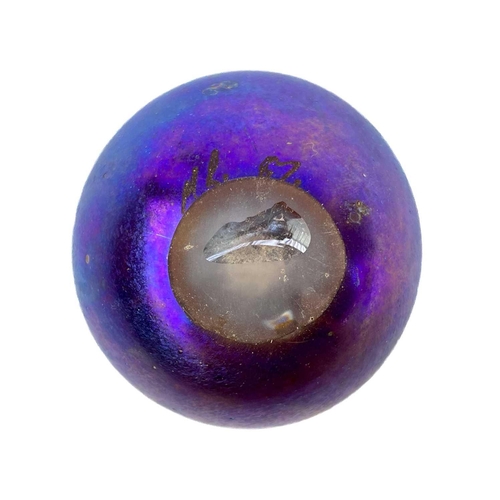 31 - A Norman Stewart Clarke art glass vase. Dated 1989, together with a T S Ackroyd art glass vase and o... 