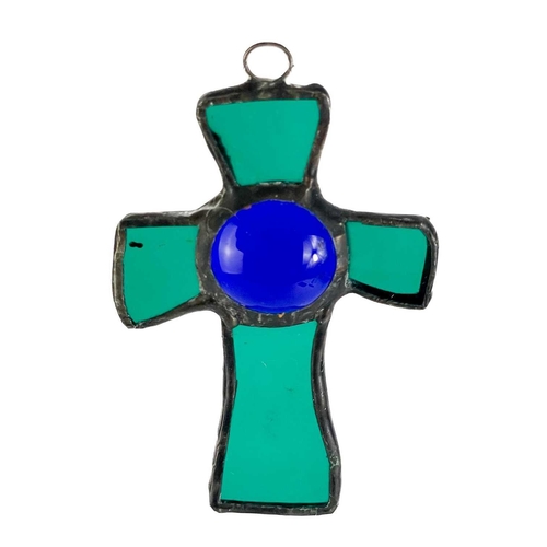 373 - A collection of glass hanging balls. In various sizes and colours. The largest measures 14cm in diam... 