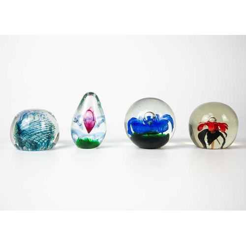 383 - A collection of paper weights. twenty five in total.