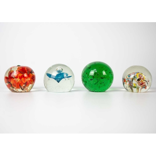 383 - A collection of paper weights. twenty five in total.