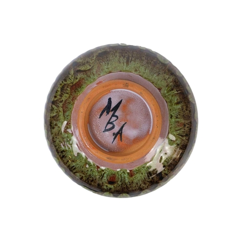 394 - A collection of studio pottery. To include two bowls and a jug by Mary Gibson Horrocks of Buckfast A... 