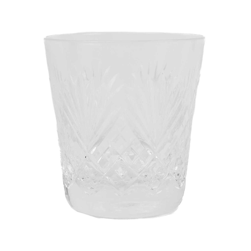 400 - A set of nine Waterford Tramore pattern glasses. Together with four Royal Doulton glass tumblers. (1... 
