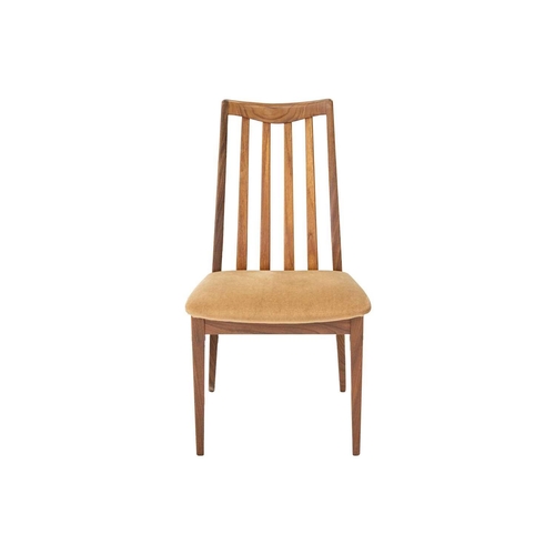 43 - A mid century G Plan teak oval extending dining table. Height 72cm width 163cm depth 107cm, together... 