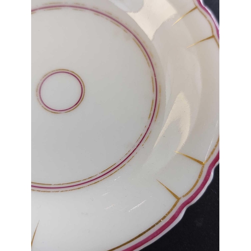 481 - A Meissen porcelain cup. Circa 1780, with a wishbone handle and floral painted decoration, crossed s... 