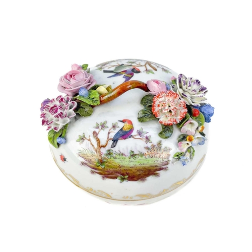 482 - A French porcelain Jacob Petit style clock. With a watch movement by Thomas Woodward Gosport, height... 