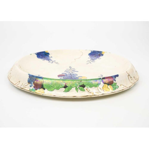 496 - A Burleigh Ware Meadowland pattern tea set. Comprising of six cups, saucers and plates, and a cake p... 