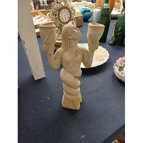 505 - Humfrey Wakefield, Isles of Scilly Pottery. A green-glaze vase and two bowls each marked to the base... 