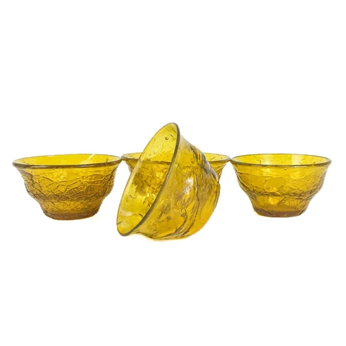 507 - A Studio pottery teaset. Comprising six cups and saucers, a sugar bowl, and a milk jug, together wit... 