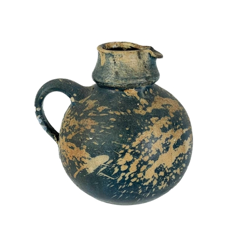 508 - Gerhard LIEBENTHRON (1925-2005) Studio pottery jug. Botterstrasse Pottery, Gerhard Liebenthron stick... 