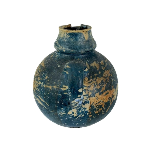 508 - Gerhard LIEBENTHRON (1925-2005) Studio pottery jug. Botterstrasse Pottery, Gerhard Liebenthron stick... 