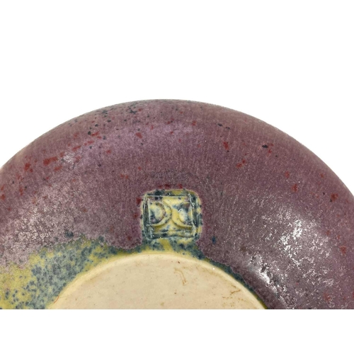 510 - Delan COOKSON (1937) A ceramic squat vase with incised mark. Height 9.5cm. Together with other studi... 