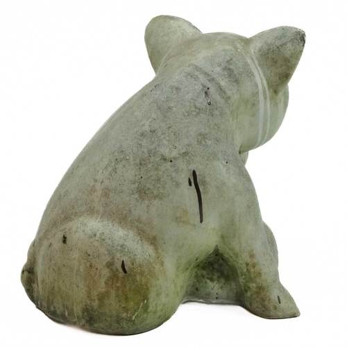 526 - A reconstituted stone group of pigs. Height 41cm, width 37cm, depth 45cm.