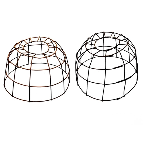 536 - Two crab pots. Great for decorative garden use, diameter 82cm, height 50cm.