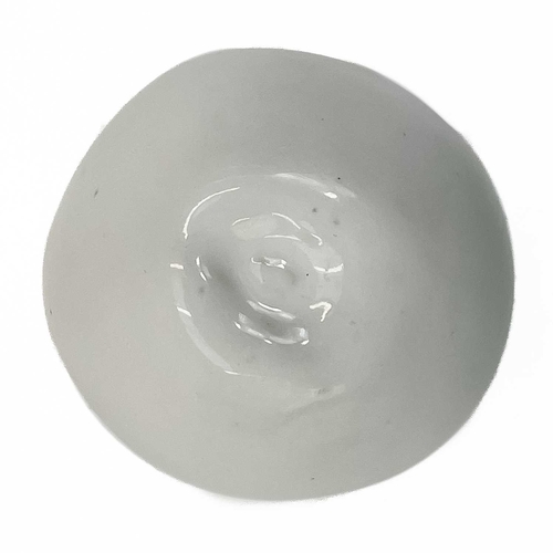 54 - A Troika biscuit pottery square fruit bowl. With three Troika apples, fruit bowl height 10cm width 2... 