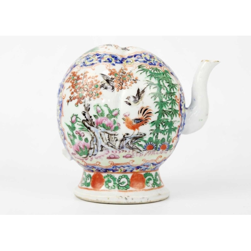 247 - A Chinese famille verte crackle glaze ginger jar, circa 1900. Height 17cm, diameter 15.5cm, a Chines... 