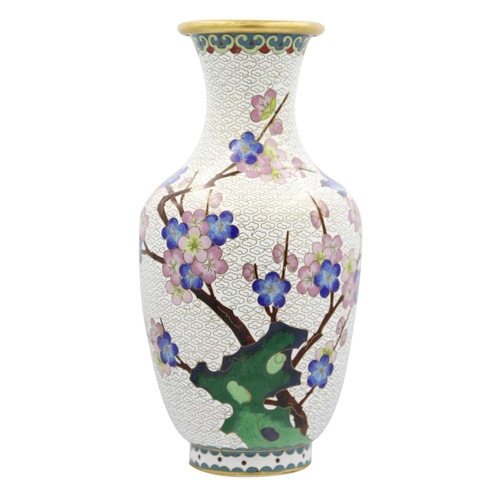 441 - A Chinese cloisonne jardiniere, early 20th century; Height 13cm, diameter 20.5cm and a Chinese clois... 