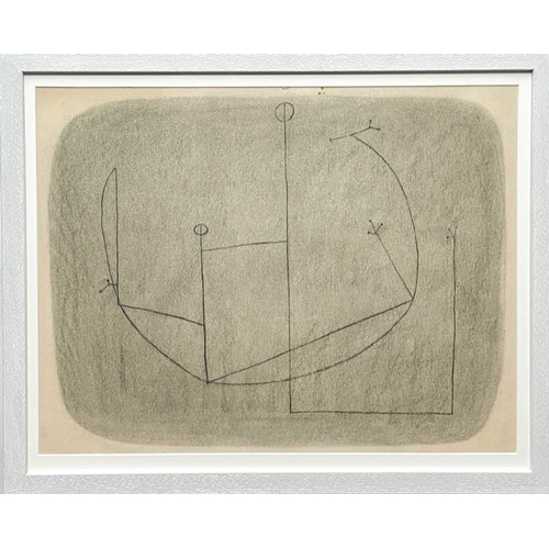 Arthur Berridge (1902-1957) Abstract Figure Drawing Pencil On Paper 