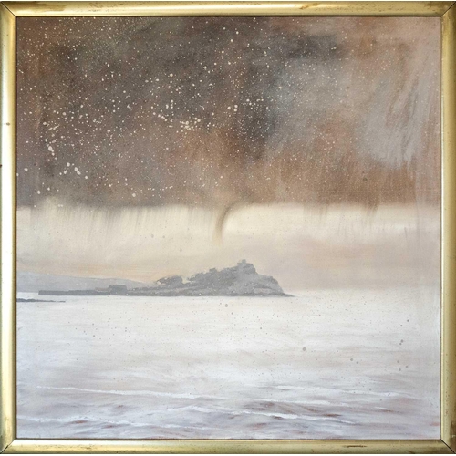 119 - Nick WILKINSON (XX-XXI) St. Michael's Mount Oil on canvas, signed, inscribed and dated 2023 to verso... 